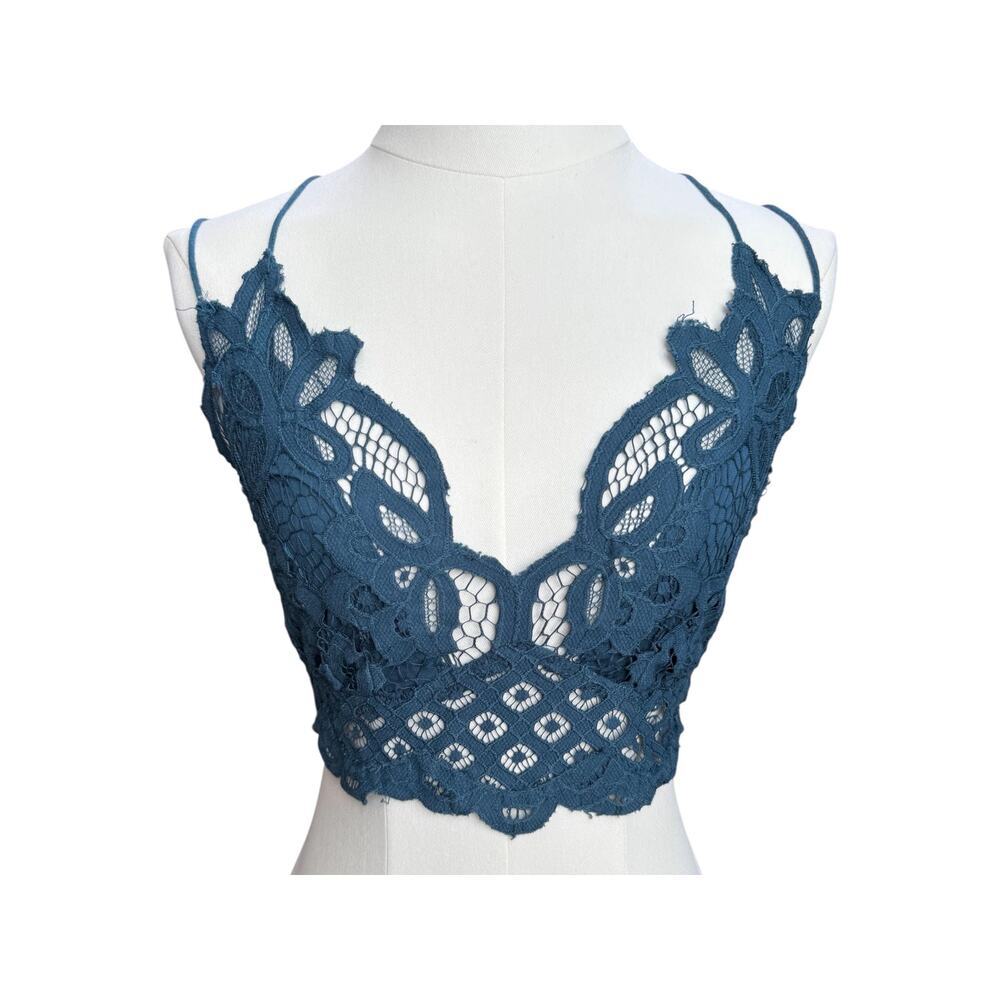 Free People teal bralette size‎ large